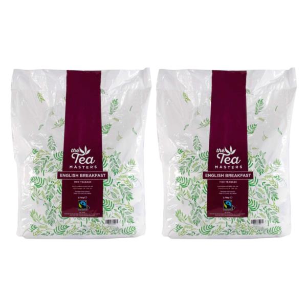 The Tea Masters Fairtrade Catering Teabags (2x1100)