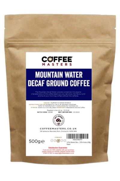 Coffee Masters - Mountain Water Decaf Ground Coffee (1x500g)