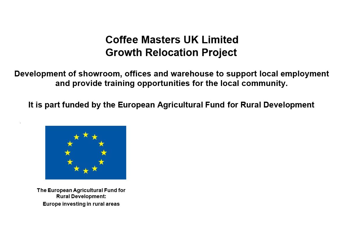 Coffee Masters UK Growth Relocation Project