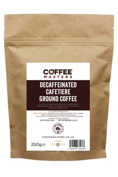 Coffee Masters - Decaf Cafetiere Ground Coffee (1x250g)