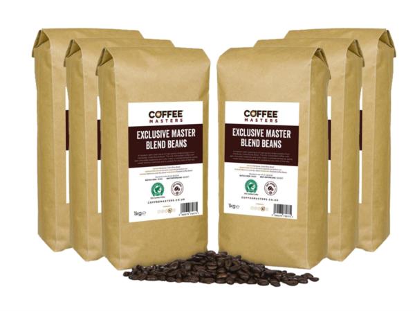 Coffee Masters - Exclusive Master Blend Coffee Beans (6x1kg)