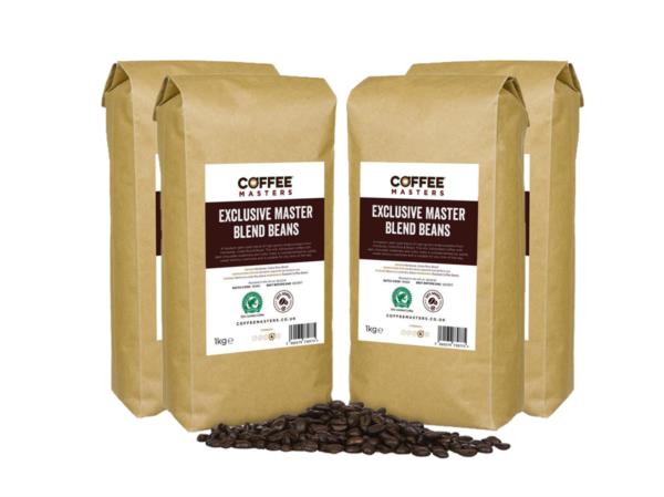 Coffee Masters - Exclusive Master Blend Coffee Beans (4x1kg) photo 1