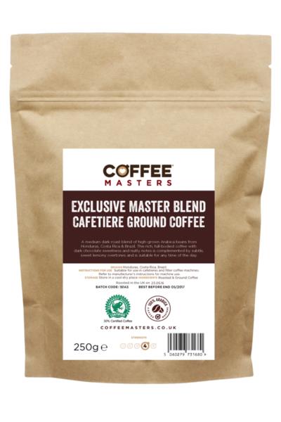 Coffee Masters - Exclusive Master Blend Cafetiere Ground Coffee (20x250g)