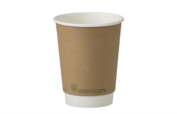 Compostable Double Wall Brown Kraft Cup 16oz photo 1