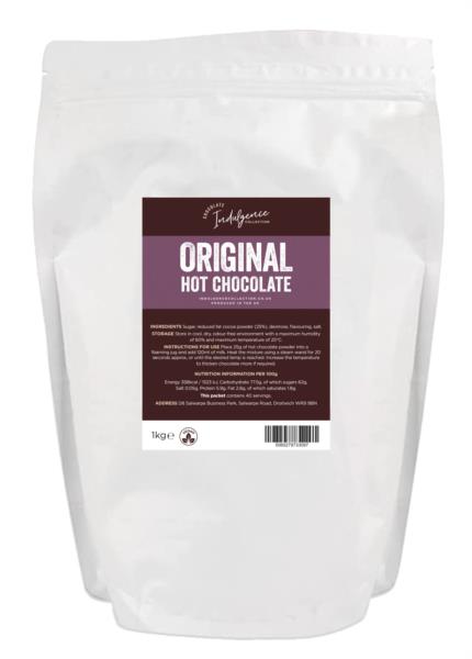 Indulgence Collection - Original Hot Chocolate - Refill Bags (1x1kg) photo 1