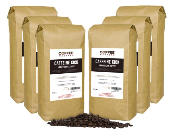 Coffee Masters - Caffeine Kick Coffee Beans (6x1kg) photo 1