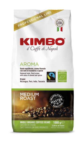 Kimbo Aroma Organic Fairtrade Beans (1kg) photo 1