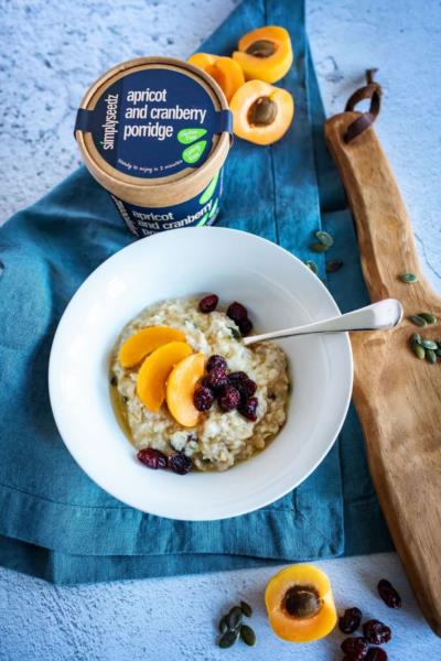 Apricot & Cranberry Instant Porridge Pot (9 x 60g) photo 3