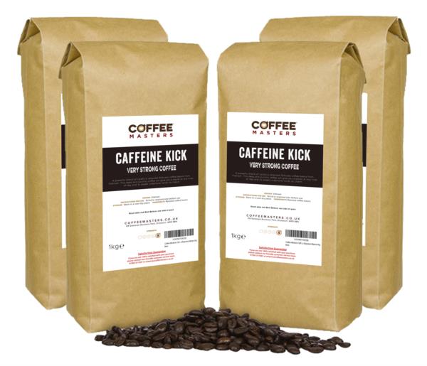 Coffee Masters - Caffeine Kick Coffee Beans (4x1kg) photo 1